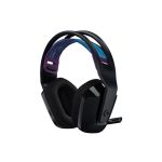 Auriculares Logitech G G535, modelo G535 Headset, SKU 981-000972. Casco ligero y cómodo con sonido envolvente y micrófono de alta calidad.