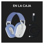 Auriculares inalámbricos Logitech G G435 con micrófono integrado de alta calidad, SKU 981-001074