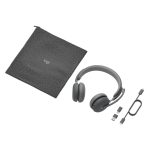 Auriculares Logitech Zone Wireless 2, inalámbricos con cancelación de ruido, SKU 981-001152