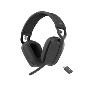 Auriculares inalámbricos Logitech Zone Vibe Wireless UC con excelente calidad de sonido, ideales para videollamadas y música. SKU 981-001199