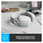 Auriculares Logitech Zone Vibe 100 con cancelación de ruido, micrófono integrado y diseño ergonómico. SKU 981-001219