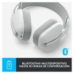 Auriculares Logitech Zone Vibe 100 con cancelación de ruido, micrófono integrado y diseño ergonómico. SKU 981-001219
