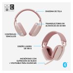Logitech Zone Vibe 100 audífonos con micrófono, cancelación de ruido y diseño ergonómico, SKU 981-001224