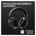 Auriculares Logitech G PRO X 2 LIGHTSPEED con micrófono, tecnología inalámbrica LIGHTSPEED y SKU 981-001263