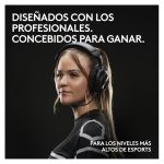 Auriculares inalámbricos Logitech G PRO X 2 LIGHTSPEED con micrófono desmontable, diadema ajustable y sonido envolvente. SKU 981-001269