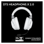 Auriculares inalámbricos Logitech G PRO X 2 LIGHTSPEED con micrófono desmontable, diadema ajustable y sonido envolvente. SKU 981-001269