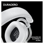 Auriculares inalámbricos Logitech G PRO X 2 LIGHTSPEED con micrófono desmontable, diadema ajustable y sonido envolvente. SKU 981-001269