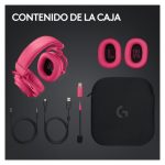 Auriculares inalámbricos Logitech G PRO X 2 LIGHTSPEED con suspensión de diadema y micrófono extraíble, modelo 981-001275