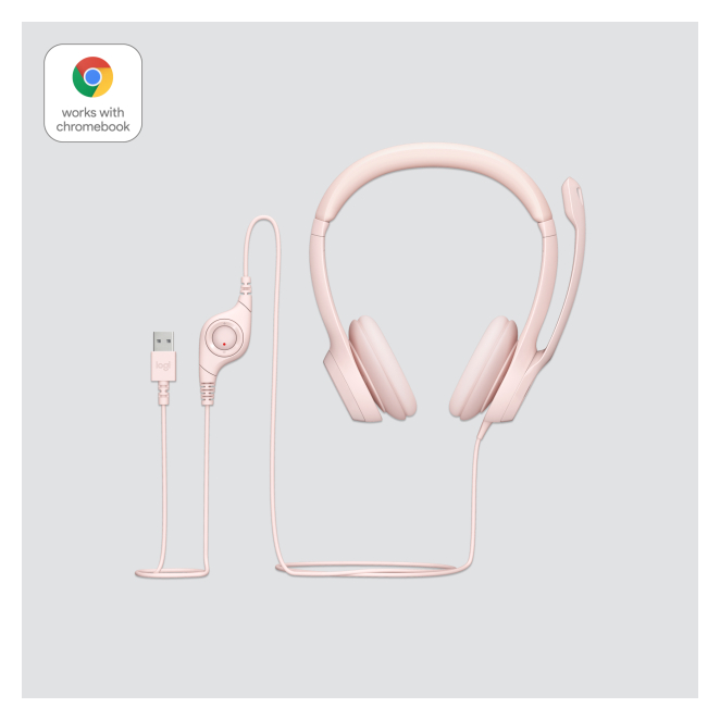 Logitech H390 5 Logitech H390 diadema ajustable cómodo y ligero