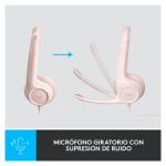 Auriculares Logitech H390 con micrófono, conexión USB. SKU 981-001281