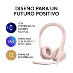 Auriculares Logitech H390 con micrófono, conexión USB. SKU 981-001281