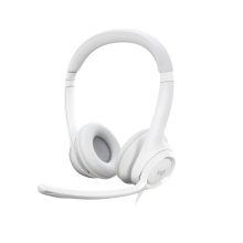 Auriculares Logitech H390 con micrófono USB, cancelación de ruido y controles en el cable. SKU: 981-001286.
