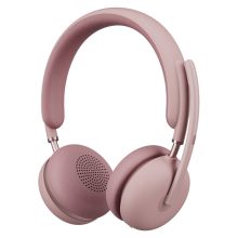 Auriculares inalámbricos y alámbricos Logitech Zone Wireless 2, diadema de oficina o centro de llamadas, conectividad Bluetooth y USB Tipo C, color rosa. SKU: 981-001304