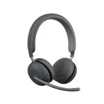 Auricular y casco Logitech 981-001311 inalámbrico y alámbrico diadema para oficina con conexión USB Tipo C y Bluetooth, color grafito