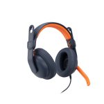 Auriculares Logitech Zone Learn con micrófono, sonido envolvente y comodidad para largas sesiones, SKU 981-001389