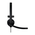 Logitech H570e auriculares alámbricos con diadema para oficina y centros de llamadas, conexión USB tipo A, color negro, SKU 981-001426