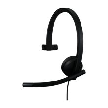 Logitech H570e auriculares alámbricos de diadema para oficina y centro de llamadas con conexión USB Tipo C, color negro. SKU: 981-001427