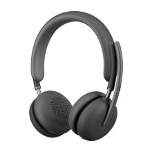 Auriculares Logitech Zone Wireless 2, Bluetooth, conector USB Tipo C, diadema para oficina, color grafito, SKU 981-001436