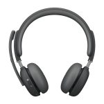 Auriculares Logitech Zone Wireless 2, Bluetooth, conector USB Tipo C, diadema para oficina, color grafito, SKU 981-001436