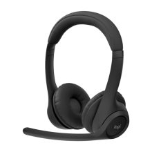 Auriculares Logitech Zone 305 con micrófono integrado, cancelación de ruido y SKU 981-001453 en color negro