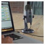 Micrófono Logitech G Yeti Nano de alta calidad con conexión USB, compacto y perfecto para streaming y grabación, SKU 988-000205