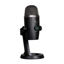 Micrófono de superficie Blue Microphones Yeti Nano negro, calidad de grabación USB, compacto y con soporte para mesa. SKU 988-000401.