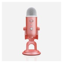 Blue Microphones Yeti Aurora Collection rosa, micrófono de superficie para mesa, alta calidad de sonido, SKU 988-000534
