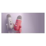 Blue Microphones Yeti Aurora Collection rosa, micrófono de superficie para mesa, alta calidad de sonido, SKU 988-000534