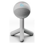 Logitech G Yeti Orb, micrófono condensador RGB con LIGHTSYNC para gaming, USB, cardioide, Plug and Play USB, blanco, SKU 988-000558
