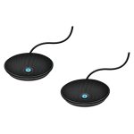 Micrófono de superficie Logitech modelo 989-000171, color negro, ideal para mesas, con alta calidad de sonido