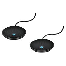 Micrófono de superficie Logitech modelo 989-000171, color negro, ideal para mesas, con alta calidad de sonido