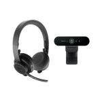 Auriculares Logitech Zone Wireless UC con tecnología de cancelación de ruido, diseño ergonómico y conectividad Bluetooth. SKU: 991-000309