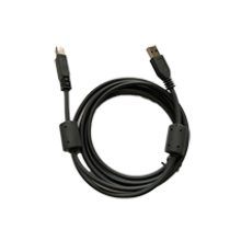 Cable USB de Logitech con conectores USB-A y USB-B en color negro, modelo 993-002155