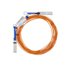 Mellanox Technologies LinkX Cable de fibra óptica e InfiniBand de 50 metros en color naranja, SKU MC220731V-050
