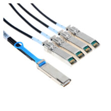 Cable de fibra óptica Mellanox Technologies QSFP a 4 SFP+ de 3 metros en color negro, SKU MC2609130-003