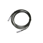 Cable de fibra óptica e InfiniBand Mellanox Technologies de 5 metros, color negro, con conector QSFP28. SKU MCP1600-E005E26