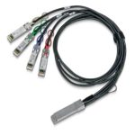 Mellanox Technologies MCP7F00-A001R30N cable de fibra óptica e InfiniBand 1 metro QSFP28 a 4x SFP28 negro