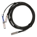 Mellanox Technologies MCP7H00-G001R30N cable de fibra óptica e InfiniBand de 1 metro QSFP28 a 2x QSFP28 en color negro