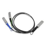 Cable de fibra óptica e InfiniBand Mellanox Technologies modelo MCP7H50-H01AR30, longitud de 1,5 metros, QSFP56 2x QSFP56, color negro