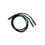 Cable de fibra óptica InfiniBand de Mellanox Technologies, modelo MCP7H50-V01AR30, con longitud de 1.5 metros, conectores QSFP56 y color negro