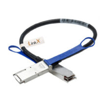 Cable de fibra óptica e InfiniBand de Mellanox Technologies, modelo MFA1A00-C003, con una longitud de 3 metros, color negro y azul, QSFP28