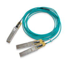 Mellanox Technologies MFS1S50-H010E cable de fibra óptica 10 metros QSFP56 a 2x QSFP56 color aguamarina