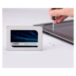 Crucial MX500 SSD de 250 GB, interfaz Serial ATA III, tamaño de 2.5 pulgadas, SKU CT250MX500SSD1