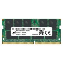 Imagen del módulo de memoria Micron de 16 GB, tipo DDR4 ECC con SKU MTA9ASF2G72HZ-3G2R, muestra la placa de circuito impreso con los chips de memoria adheridos.