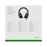 Microsoft Xbox Stereo Headset, auriculares alámbricos para juegos con diadema en color negro, SKU 8LI-00002
