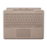 Imagen de un Microsoft Surface Pro Cover Beige, SKU 8XA-00156, un teclado elegante y funcional para Surface Pro.