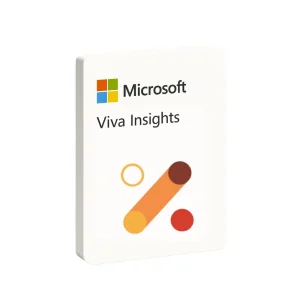 Suscripción mensual de Microsoft Viva Insights, herramienta para mejorar la productividad mediante análisis avanzados. SKU CFQ7TTC0LHWF:0001-P-1M-TMM.