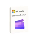 Licencia Microsoft Clipchamp Premium Add-on con suscripción mensual, SKU CFQ7TTC0N8SS:0009-P-1M-TMM, ideal para edición de video avanzada.