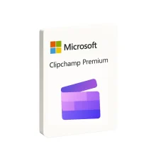 Licencia Microsoft Clipchamp Premium Add-on con suscripción mensual, SKU CFQ7TTC0N8SS:0009-P-1M-TMM, ideal para edición de video avanzada.