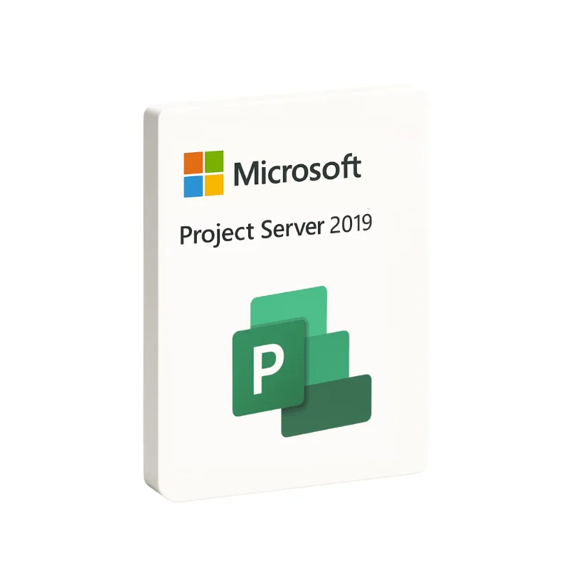 Microsoft Project Server 2019 User CAL con licencia actualizable Imagen de la licencia Microsoft Project Server 2019 User CAL, SKU DG7GMGF0F4LF:0001-P-1T-NT, destacando sus capacidades de administración de proyectos empresariales.